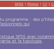 Le thème n°4, avec des couleurs chatoyantes et très gaies